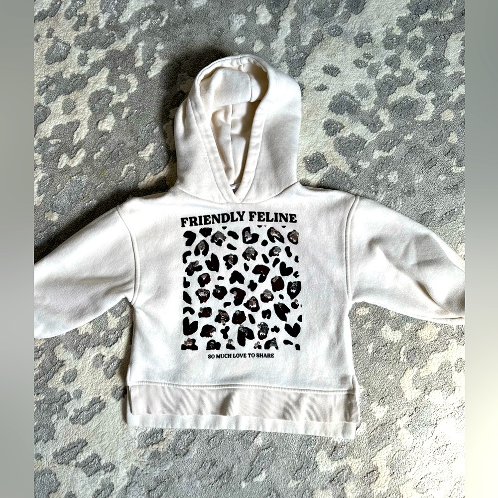 Zara girls sweatshirt